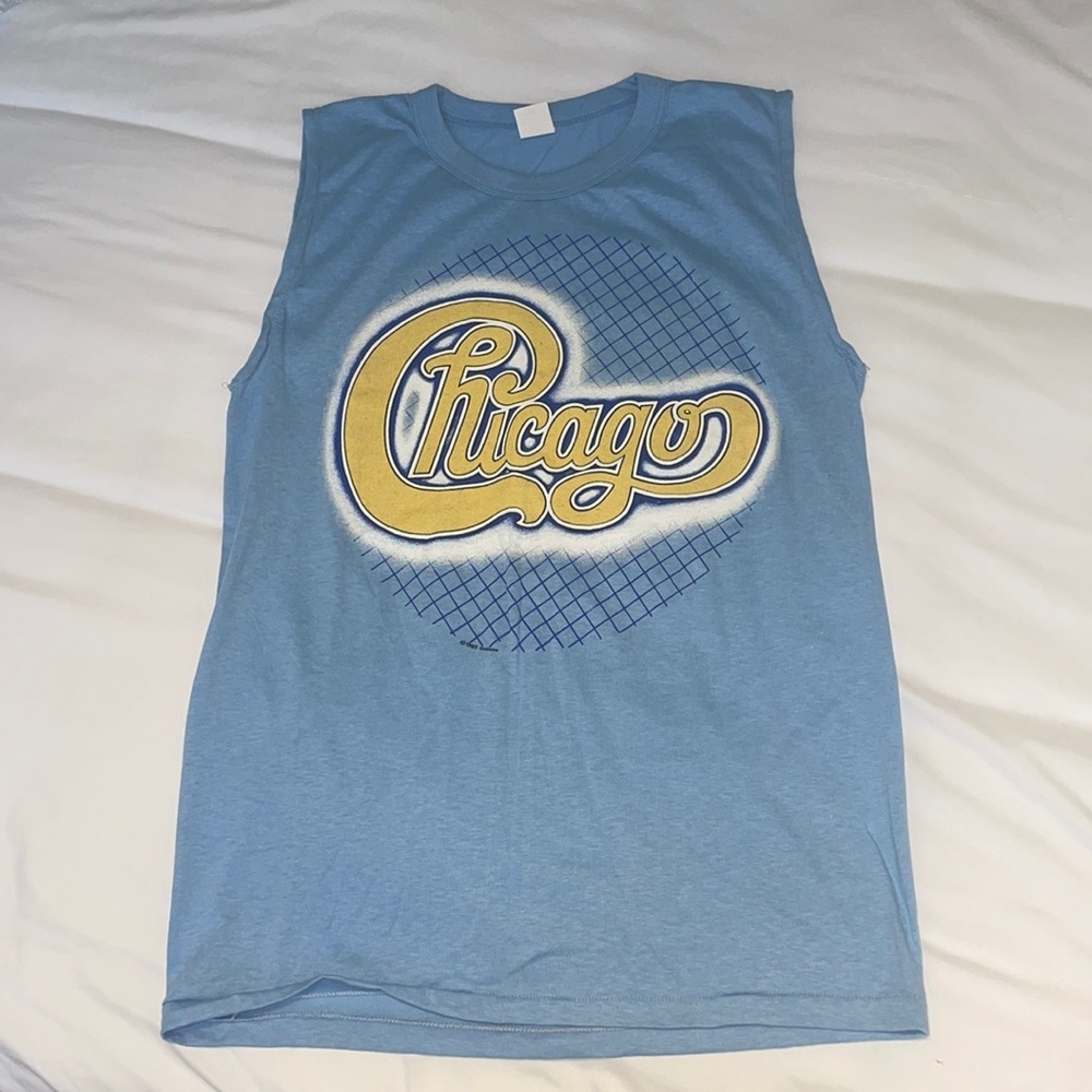 Vintage Chicago The Band Muscle Tshirt 1983